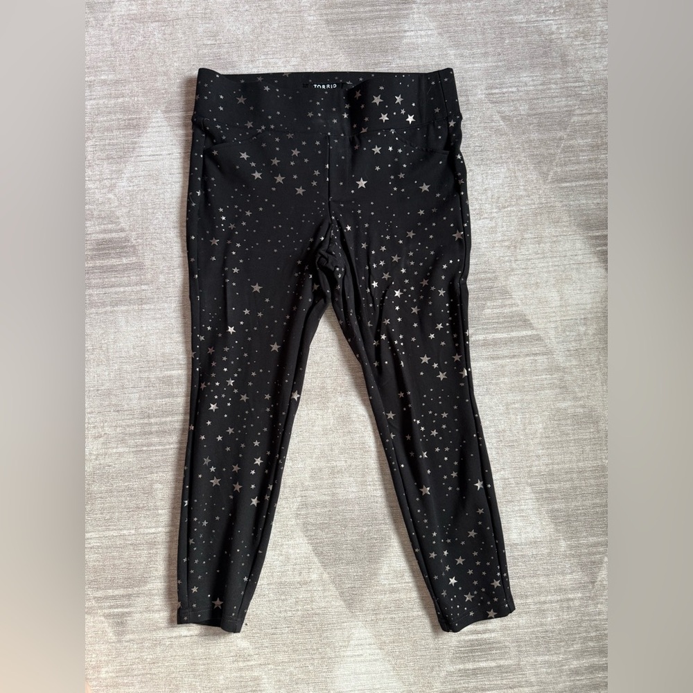 Torrid Black Starry Leggings 1R